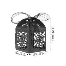 12pcs/Set Laser Cut Groom & Bride Candy Boxes, Hollow Castle Design, Wedding Favors, Small Gift Chocolate Boxes, Baptism Party Decorations - View 2