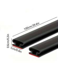 1pc Self-Adhesive Windproof Soundproof Safety Door Seal Strip - A - View 7
