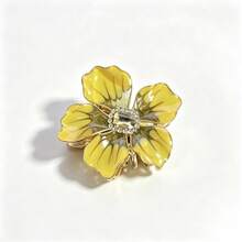 1pc Vintage Purple Flower Rhinestone Hair Clip, Elegant French Style Hair Accessory For Women, Sweet Elegant For Banquet, Date, Wedding And Daily Styling - Multicolor - View 10