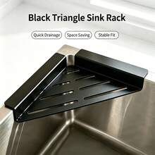 Faucet Drain Rack Kitchen Sink Storage Organizer Sponge Scouring Pad Steel Wool Cleaning Ball Multi-Functional Storage Gadget - Multicolor - View 3