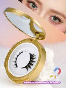 Magnetic False Eyelashes, Glue-Free, Easy To Apply And Remove, Magnetic Adsorption - View 7