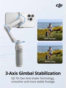 dji 3-Axis Smartphone Gimbal Stabilizer, Intelligent Native Tracking, Built-In Extension Rod Tripod, For Vlog, Travel, And Live Streaming - View 7