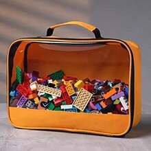 1pc PVC Zipper Storage Bag Set, For Organizing Children's Toys, Clay, Board Games And More - Style 3 - View 13