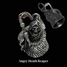 AD 1pc Motorcycle Bell For Men And Women, Bicycle Bell Accessory, Motorcycle Angel Bell, Evil-Warding Bell, Vintage Punk Motorcycle, Stainless Steel Lucky Riding Bell - Titanium Steel - Motorcycle Bell - View 17