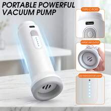 Electric Vacuum Pump USB Rechargeable Wireless Air Pump Portable Travel Clothing Bedding Storage Vacuum Compression Bag Pump Essential Home Tool - Multicolor - View 5