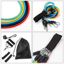 Bộ 11 dây kháng lực tập thể hình siêu bền, thiết kế tăng cường sức mạnh và sức bền cơ bắp, thiết yếu cho tập gym và tập tại nhà, quà tặng hoàn hảo cho người đam mê thể hình vào các dịp đặc biệt - A - Xem 11