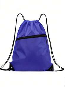 1pc Lightweight Drawstring Toiletry Bag, Large Capacity, Suitable For Swimming Or Sports/Gym Use - Multicolor - View 7