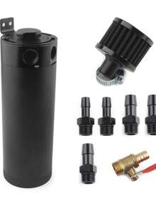 Oil Catch Can Universal 2 Port Aluminum 750ml Baffled Reservoir Tank With Filter - JCYH-2K - View 4