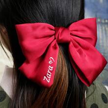 Personalised Wedding Bow,Custom Name Large Bow Hair Clip,For Daily Wear Party Wedding Styling, Customizable Gift For Women Birthday - Multicolor - View 9