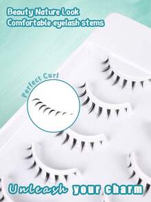 10 Pairs Of Bottom Eyelashes ,Anime Eye Perfect To Pair With Any Upper Eyelash Product For A Variety Of Makeup Looks - Black - View 5