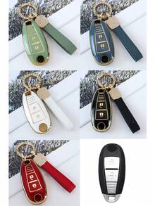 TPU Car Key Fob Cover Case With Keychain Protector Shell For Suzuki For Vitara, For Swift, For Ignis, For Kizashi, For SX4, For Baleno, For Ertiga - Remote Keyless Entry Accessories Fashionable And Keybags Suitable For Girls - KY22 - View 14
