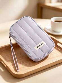 1 buah/3 buah Dompet Paspor Perjalanan Berbahan Quilted, Kantong Pengorganisasi Dokumen dengan Resleting dan Slot Kartu Ganda, Tempat Kartu Perjalanan Portabel dengan Tali Pergelangan Tangan, Kotak Penyimpanan Ringan untuk Paspor, Kartu Identitas, Tiket, Uang Tunai, Aksesori Perjalanan Praktis untuk Perjalanan & Liburan - MultiWarna - View 11