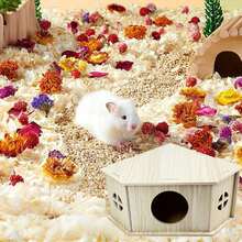Wooden Hamster Triangle Hideout Small Animal House With Holes And Windows, Suitable For Hamsters, Gerbils Or Mice And Other Small Pets - one-size - View 6