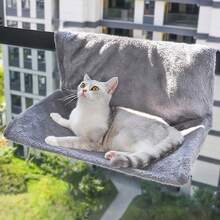 1pc All-Season Hanging Cat Hammock, Cat Bed, Comfortable Soft Washable Cat Hammock For Sleeping, Suitable For Stair Railings, Windows And More (Suitable For Cats Up To 10kg) - 45cm*30cm*24.5cm - View 6