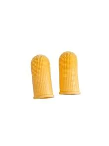 2Pcs/1pc Pet Finger Toothbrush For Dogs And Cats – Soft Silicone Dental Finger Sleeve, Gentle Oral Cleaning Brush For Plaque & Tartar Removal, Reusable Pet Teeth Care Tool - Multicolor - View 9