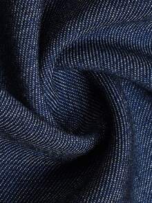 Women's Autumn Round Neck Ruffle Top, Long Sleeve Pleated Waist Flared Hem Elegant Autumn Blouse - Blue - View 6
