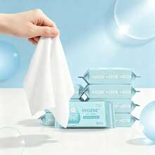 Mini Portable Non-Woven Wet Wipes, Suitable For Daily Item Hygiene Cleaning, Suitable For Body Part Cleaning, 8 Pieces Per Pack, Also Suitable As Gifts For Holidays And Gatherings - Multicolor - View 4