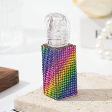 5ML Colorful Rhinestone Flat Head Lipstick Lip Gloss Dispenser Bottle Portable Sample Cosmetic Travel Size - Multicolor - View 2