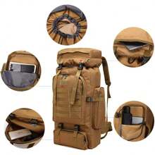 Outdoor Hiking Bag - Army Green - View 6