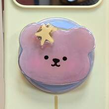 Cute 3D Cartoon Character Magnetic Phone Grip Holder, Kawaii Animal Fruit Bag‑Shaped Acrylic Finger Grip Stand, Removable MagSafe‑Compatible Phone Back Decor For Girls - Multicolor - View 17