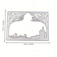 1pc Halloween Border Metal Cutting Die, Suitable For DIY Scrapbooking Templates, Handmade Greeting Card Tools And Holiday Home Decor Making - Halloween - View 10