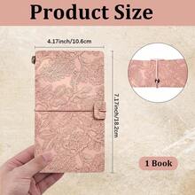1pc Color-Changing Leather A6 Travel Journal - High-Value Vintage Notebook For Hand-Writing - New Arrival - View 2