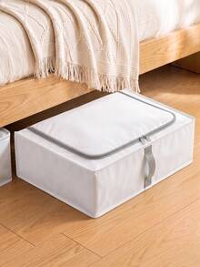 3/1pc Foldable Fabric Underbed Storage Bag, Fully Utilize Underbed Space, Can Store Blankets, Quilts And Pillows, Suitable For Closet Organization, Underbed, Wardrobe And Cabinet Top Storage, Also Suitable For Holiday, Room, Home And Bedroom Decoration, Clothing Storage, Storage Box, Storage, Underbed Storage Space - Multicolor - View 7