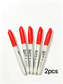 1-12pcs Black Fine Tip Marker Pen Set, 12pcs - Quick Drying, Fade-Resistant, Suitable For Wood, Plastic, Metal, Paper - Ideal For Art Creation, Office Writing, Learning Supplies, Poster Coloring, Perfect Gift For Students, Back To School Essential - Sets - View 14