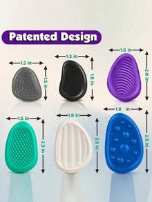 1 Pack Of 1/6/12/18-Piece Finger Sensory Stones: Soft Texture Hand Massage Tools For Teenagers - Hand Training Props, Random Styles And Colors - Multicolor - View 5