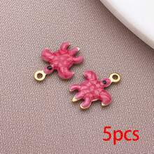 5pcs 18K Golden Plated Enamel Turtle Charms Sea Tortoise Animal Pendants For DIY Bracelet Necklace Earring Ocean Theme Jewelry Making Findings - Multicolor - View 16