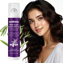 SUMIFANG No-Rinse Rollerball Scalp Serum, Contains Multiple Hair Nourishing Ingredients, Repairs Scalp, Fast Absorption, Improves Fine And Flat Hair Texture, Strengthens Hair Roots, 15ml - Full Size - View 2