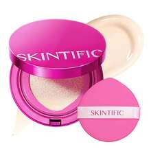 SKINTIFIC Pink Radiance Cushion Foundation # 01C Rose Ivory | Medium Coverage, Natural Glow Finish, Moisturizing For Dry Skin, Lightweight, Long-Lasting And Antioxidant - 01C Rose Ivory - View 2