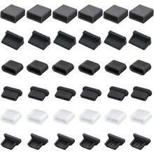 Multi‑Type USB Anti‑Dust Plugs, Silicone Port Covers For USB‑C, Micro USB, USB‑A, Port Protector Caps Compatible With IPhone S*Msung Android Devices For Port Dust Protection - Multicolor - View 9