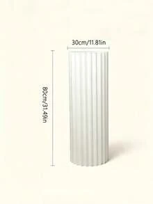 1/3/4pcs Elegant Foldable Roman Column Wedding Display Stand, Collapsible Cylindrical Paper Column For Birthday Party, Mall Party Decoration Prop - LMZ - View 10