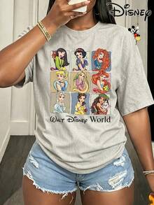 Disney Women T-Shirts - Light Grey - View 2
