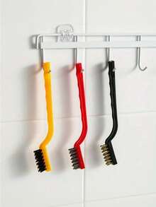 1-9pcs Gas Stove Cleaning Brush Set, Steel Wire Brush, Kitchen Cleaning Brush, Degreasing Brush, Rust Removal Brush, Electric Brush, Cleaning Supplies, Steel Wire Pot Brush, Multi-Function Cleaning Brush - Multiple Styles - View 4