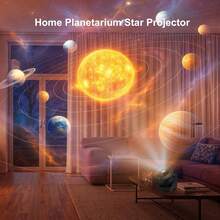 13-In-1 Galaxy Projector Light With Rotating Images - 180° Adjustable Bracket, Dimmable, 1h/2h Timer, USB Powered, Bedroom Sleep Aid, Astronomy Enthusiast Gift, Home Planetarium Decor, Holiday Atmosphere Light - Multi-color light - View 9