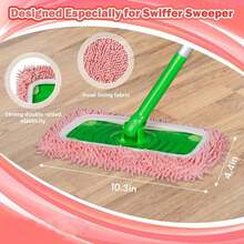 2/4/6pcs Wet Mop, Washable, Suitable For Wet Floors, Reusable, Microfiber Material, Suitable For Dry/Wet Floors - Multi-color - View 6