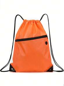 1pc Lightweight Drawstring Toiletry Bag, Large Capacity, Suitable For Swimming Or Sports/Gym Use - Multicolor - View 9