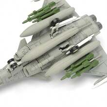 1/72 Scale Creative Military Series Model, Dassault Rafale Fighter Jet Model, Multi-Function Fighter Aircraft Toy, Christmas Gift - Multicolor - View 5