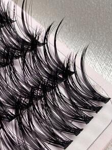 200 Pcs D Curl Individual Lashes Cluster Lashes 9-16mm Mixed Cluster Lashes 40D Lash Clusters Extensions Individual Lashes Cluster DIY Lash Extensions At Home For Festivals False Eyelashes Fake Lashes Individual Clusters Lash - View 7