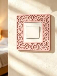 3D Printed Hollow Pattern Switch Cover, Creative Home Switch Decor With Practical Protective Function, Wraps Switch Edges, Compatible With New Chinese, Nordic, Pastoral And Other Home Decor Styles - Multicolor - View 7