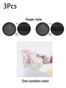 Exfoliating Body Scrub And Back Cleaning Tool, Available In Two Handle Styles, Coarse And Fine Textures To Meet Different Needs, Gently Removes Dead Skin Cells Without Pain, Suitable For Daily Bathing And Cleansing - Multicolor - View 15