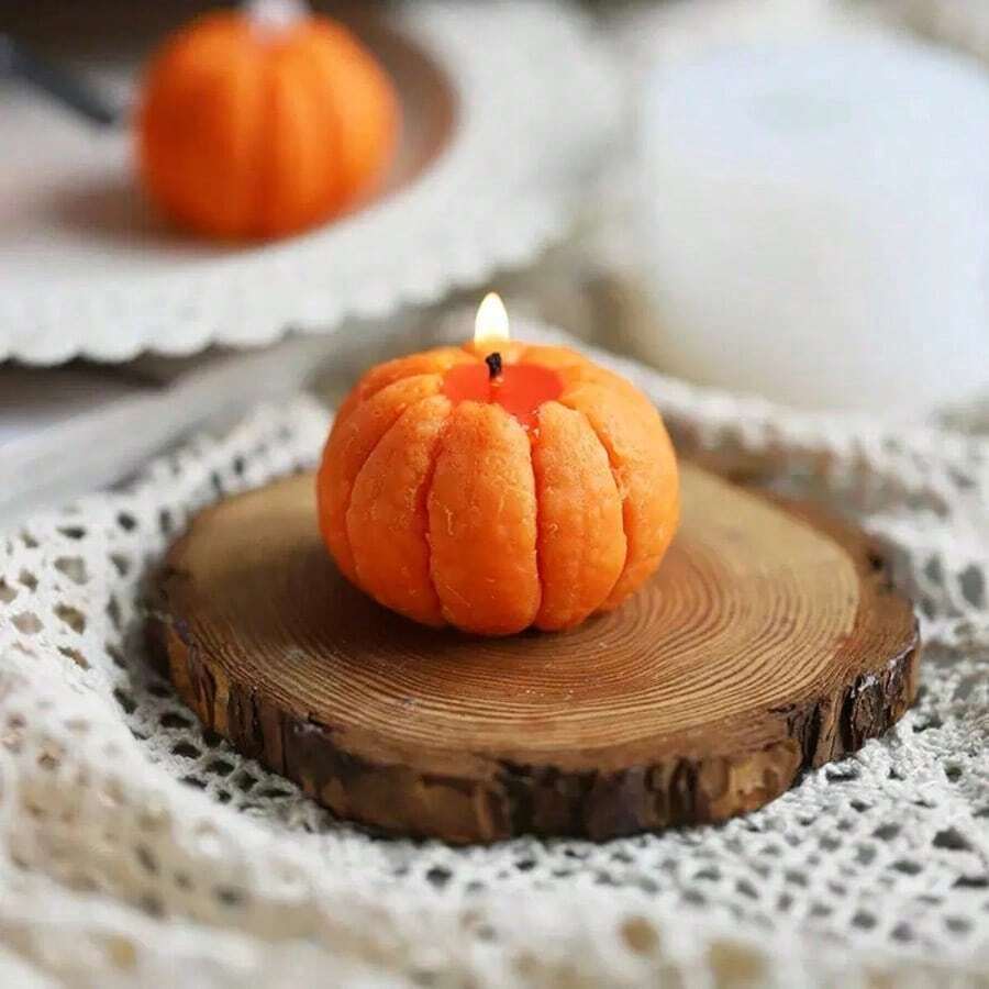 Realistic Orange Fruit Candle Silicone Mold DIY Orange Handmade Soap Resin Plaster Diffuser Stone Decor Mold - Artificial Orange - View 1
