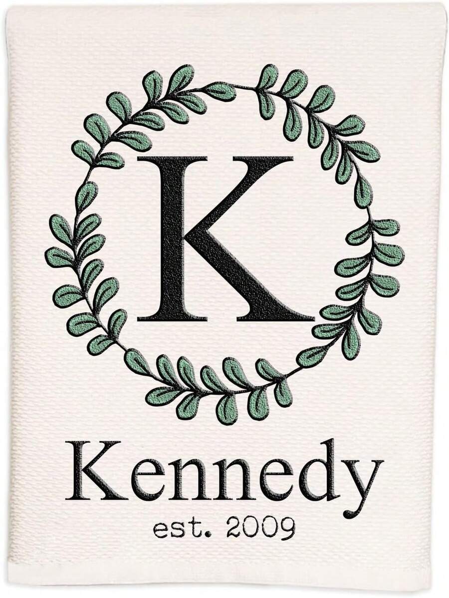 /2/4/6/8/10/12Pcs Moonlight Makers, Family, Design, Soft Waffle Hand Towel, Bathroom/Kitchen Decor, Funny Gift Idea - Multicolor - View 1