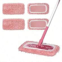 2/4/6pcs Wet Mop, Washable, Suitable For Wet Floors, Reusable, Microfiber Material, Suitable For Dry/Wet Floors - Multi-color - View 4