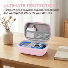 Digital Camera Case, Digital Camera Protective Case, EVA Hard Shell Camera Storage Bag, Waterproof Shockproof Dustproof Travel Carrying Case For Compact Cameras - View 3