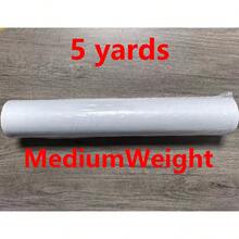 1 Roll 12 Inch*5 Yards Iron-On Fusible Interlining, Used For Sewing, Handicrafts, Patchwork, Non-Woven Iron-On Fusible Fleece, Single-Sided Adhesive Foam Stabilizer, White, Suitable For DIY Handbags, Home Decor - White - View 11
