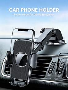 Car Suction Cup Phone Holder, Universal Dashboard & Console Phone Navigation Mount, Extendable Long Arm Multi-Angle Rotating Car Phone Stand, One-Click Clamping Single-Hand Operation Car Phone Fixed Bracket, Stable Suction Base Anti-Shake Car Mount, Suitable For 4-7 Inch Phones, In-Car Navigation Dedicated Phone Support Stand, Adjustable Cantilever Car Phone Holder - Multicolor - View 6