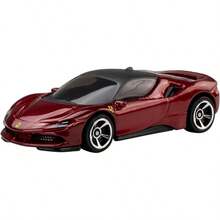 Mattel Hot Wheels Ferrari 5-Car Pack, 1:64 Scale Die-Cast Model Car Collection, Officially Licensed Set Of Five Iconic Red Ferrari Sports And Racing Vehicles For Collectors, Desktop Display, Shelf Decor And Auto Enthusiasts - Multicolor - View 6